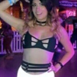 NWOT iheartraves Black Strappy Bra Crop Top Rave Cut Out